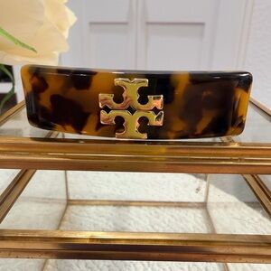 Tory Burch Kira Tortoise Shell Barrette - New/Dust Bag!